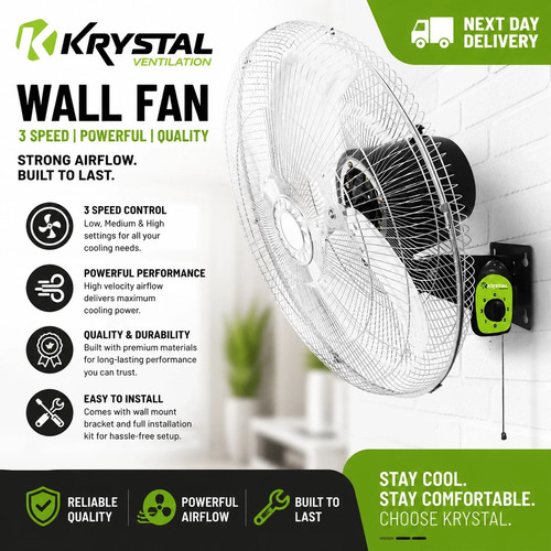 Wall fan heavy duty - heavy,