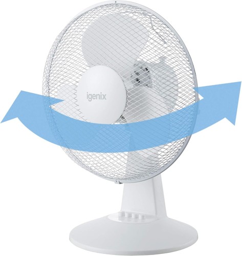 Igenix 12in desk fan 40w - igenix, 3