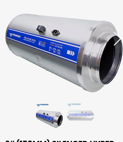 Phresh 150mm silenced hyper - silenced,