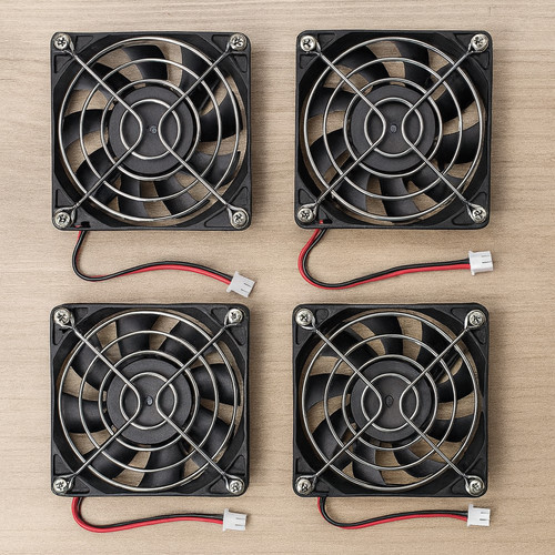 80mm 12v cooling fans - 80mm, pc
