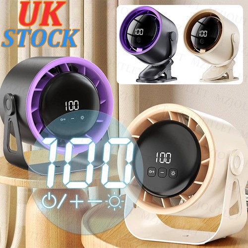 Led clip desk fan - led,