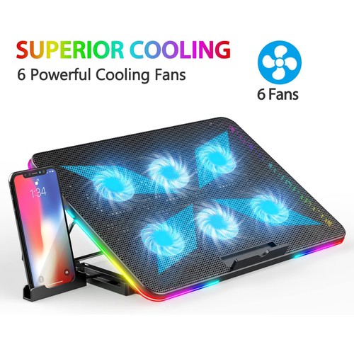 Quiet laptop cooler powerful - laptop, 6